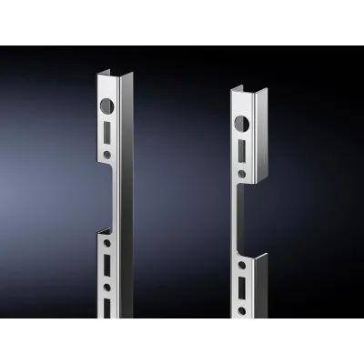 Rittal Türlochleiste AX 2311.100 | Montagezubehör Edelstahlgehäuse | Türhöhe 1000 mm | Metall | zinkfarben | VE 2