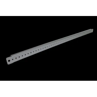 Rittal Türsteg TS 4598.000 | für PS/ES | 800 mm Türbreite | Stahlblech verzinkt | Lochung 25 mm Raster | silber