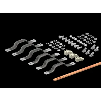 RITTAL Potenzialausgleichs-Set Plus VX IT 5302.028 | Erdungsset | 1800-2000 mm | UL geprüft | inkl. Befestigung