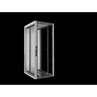 RITTAL Netzwerkschrank VX IT 5309.136 | 42HE | 800x2000x1000mm | IP55 | Front-Aluminium-Sichttür | Stahl | RAL7035 Grau