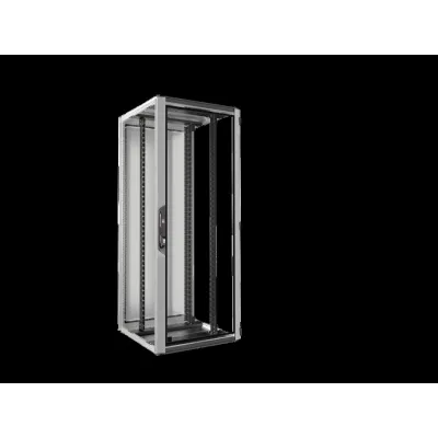 RITTAL Netzwerkschrank VX IT 5307.134 | 42 HE | 800x2000x800 mm | IP55 | Stahltür | Aluminiumsichttür | RAL7035 Grau