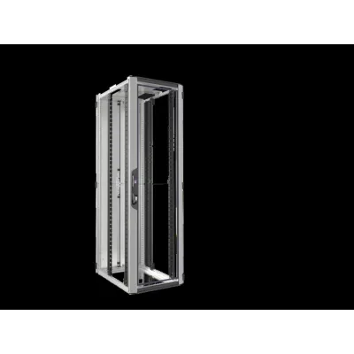 RITTAL Netzwerkschrank VX IT 5330.123 | 42HE Serverschrank | 600x2000x800mm | Sichttür | Stahl RAL7035 grau