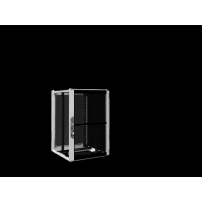 Rittal Netzwerkschrank VX IT 5303.114 | 24 HE | 800x1200x800 mm | 19 Zoll | Stahl | belüftet | 1500 kg | schwarz