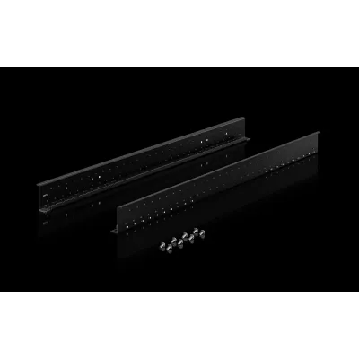 Rittal Tiefenstrebe VX IT 5302.112 | 19 Zoll Profilschienen | B 600 mm x T 1200 mm | Metall | RAL 9005 Schwarz