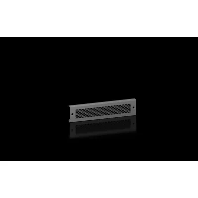 Rittal VX Sockel-Blende 8660.090 | belüftet | Sockelvorder-/rückseite | H100 x B600 mm | Stahl | schwarz