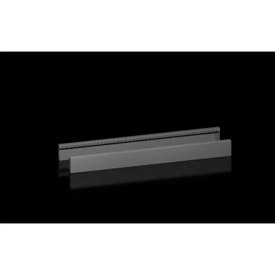 Rittal VX Sockel-Seitenset 8660.036 | Sockelblende seitlich | H: 100 mm für T: 1200 mm | Stahlblech | schwarz