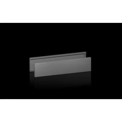 Rittal VX Sockel Seitenset 8660.045 | Sockelblende seitlich H:200 mm für Tiefe 1000 mm | Stahlblech | schwarz