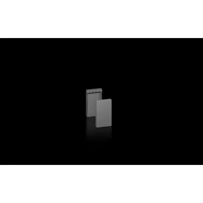 Rittal VX Sockel-Blende seitlich 8660.040 | Sockel Seitenset für Tiefe 300 mm | Höhe 200 mm | Stahl | schwarz