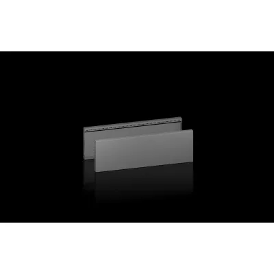 Rittal VX Sockel Seitenset 8660.044 | Sockelblende seitlich | H: 200 mm | für Tiefe: 800 mm | Stahl | schwarz