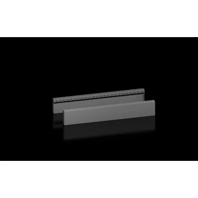 Rittal VX Sockel Seitenset 8660.034 | Sockel-Blende seitlich | H: 100 mm | für Tiefe: 800 mm | Stahl | schwarz
