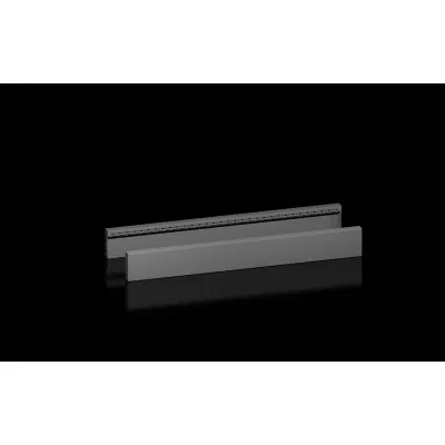 Rittal VX Sockel Seitenset 8660.035 | Sockelblende seitlich | H: 100 mm | für Tiefe: 1000 mm | Stahl | schwarz