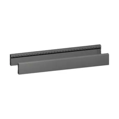 Rittal VX Sockel Seitenset 8660.035 | Sockelblende seitlich | H: 100 mm | für Tiefe: 1000 mm | Stahl | schwarz