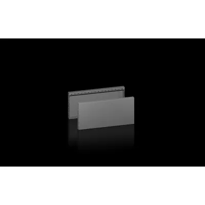 Rittal VX Sockel-Seitenblende 8660.043 | H: 200 mm | für T: 600 mm | Stahl | schwarz