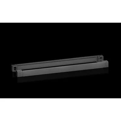 Rittal VX Sockel-Eckstück 8660.008 | Sockelvorder- und rückseite | H 100 mm | B 1600 mm | Stahl | schwarz