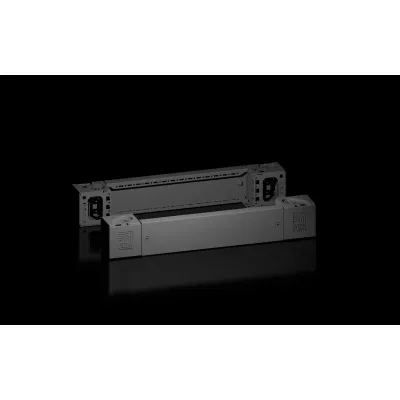 Rittal VX Sockel-Eckstück 8660.002 | Sockelvorder-/rückseite | 100x600 mm | Stahlblech | belüftbar | schwarz