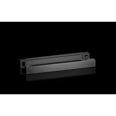 Rittal VX Sockel-Eckstück 8660.005 | Sockelvorder- und Rückseite | H 100 mm | B 1000 mm | Stahl | schwarz