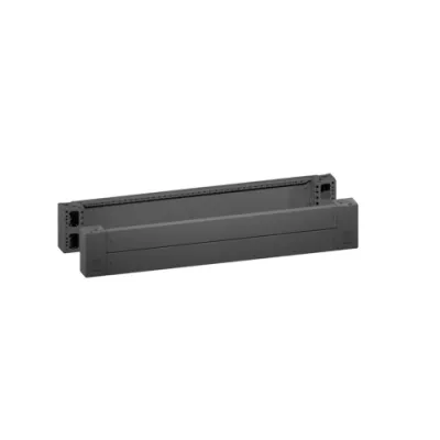 Rittal VX Sockel-Eckstück 8660.025 | Sockelvorder-/rückseite | H200 x B1200 mm | Stahlblech | schwarz