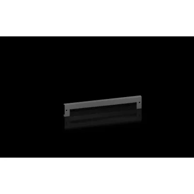 RITTAL Sockelblende VX 8660.093 | Sockelvorder-/rückseite | Bürstenleiste | 800x100 mm | Stahl | schwarz