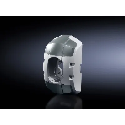 Rittal Wand-/Bodenbefestigung CP 6206.800 | System 60 groß | Metall | grau RAL 7024 | flexible Kabeleinführung