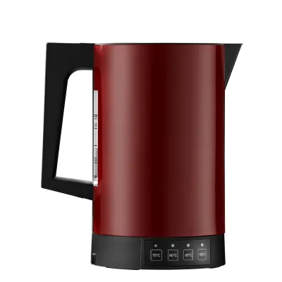 Ritter Wasserkocher Fontana5 635.002 | Glas & Acryl | 1,1 l | Temperaturwahl 70–100 °C | 2800 W | kabellos | rot