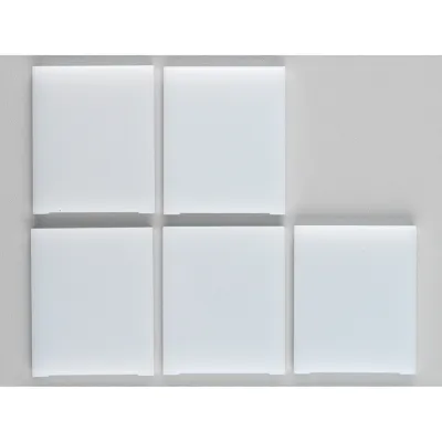 Ritto Namensschild 1225174 | Ersatz für 14752/.0, 15752/.2 | Türstation | 53x43x4mm | Kunststoff | 5 Stück