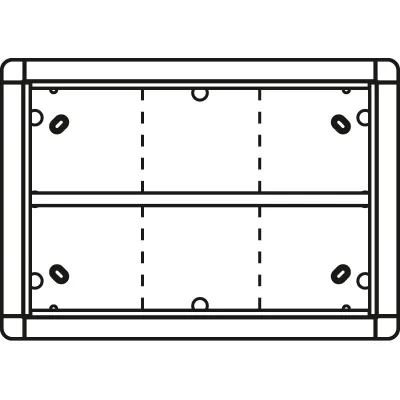 RITTO Portier AP-Rahmen si 6-fach, 326x230mm 1883620