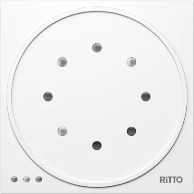 Ritto Portier Türsprechmodul 1875970 | TwinBus Bus-System | Einbau | wetterfest | modular | Kunststoff | weiß