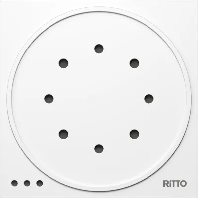 Ritto Portier Türsprechmodul 1875970 | TwinBus Bus-System | Einbau | wetterfest | modular | Kunststoff | weiß