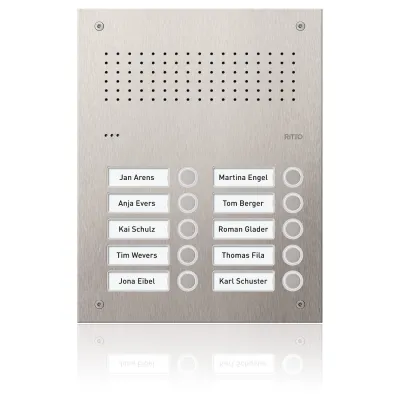 RITTO Türstation Pur Edelstahl Acero Audio10WE(2x RGE1812225