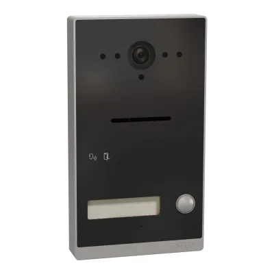 RITTO Türstation RGE2015120 | TwinBus IP | Video Gegensprechanlage | 1 Klingel | Kamera 120° | IP55 | anthrazit