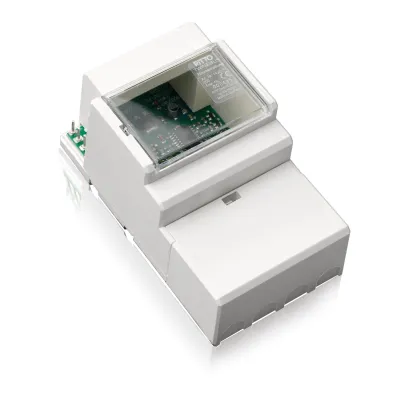 Ritto TwinBus Videoverteiler 1481302 | aktiv | 1x Bus/Koax Eingang | 3x Ausgang | DIN-Schiene | 70x90x60 mm