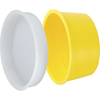 FRÄNKISCHE Kabuflex Endkappe SD 63mm 19970063 | Rohrverschlussstopfen | sanddicht | Kunststoff | transparent