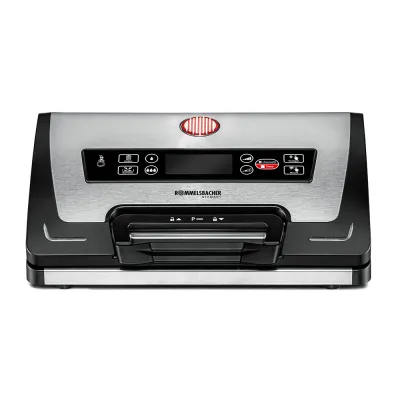 Rommelsbacher Vakuumierer VAC 585 | Folienschweißgerät | Edelstahl Schwarz | 30 cm Folienbreite | 250 W