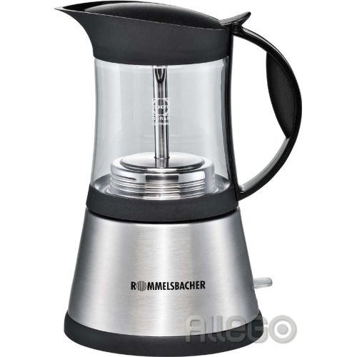 Bild: Rommelsbacher EKO376/G Espressokocher edelstahl/Glas