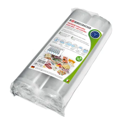 Rommelsbacher Vakuumierrolle | 2 Rollen 30x600cm | BPA-frei | lebensmittelecht | Sous-Vide geeignet