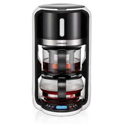 Rommelsbacher Teeautomat TA 1200 | 1L Glaskanne | 4 Brühtemperaturen | 5 Programme | Warmhaltefunktion | Timer