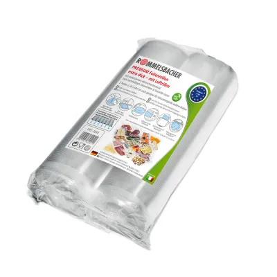 Rommelsbacher Vakuumierrollen VRS 2060 | 2x 20x600cm | BPA-frei | reißfest | Sous-Vide geeignet | transparent