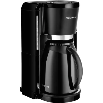 Rowenta Filterkaffeemaschine CT3808 Adagio | 1,25l Isolierkanne | Tropfstopp | schwarz/Edelstahl