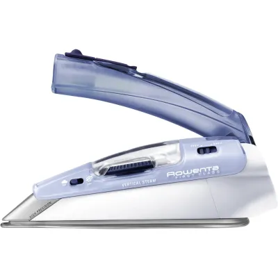 Rowenta Reisebügeleisen DA1510 Focus Travel | 1000W | Microsteam 200 | Dampfstoß 45g/min | 65ml Tank | Blau