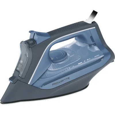 Rowenta Dampfbügeleisen DW4320 Express Steam | 2500 Watt | Microsteam 300 | 160g Dampfstoß | Antikalk | Blau