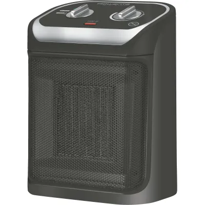 Rowenta Keramik-Heizlüfter SO9261 Mini Excel | 1800W | 2 Stufen | Thermostat | Silence-Modus | grau/schwarz