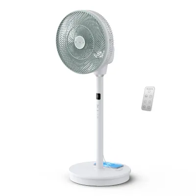 Rowenta Standventilator QV5050F0 Turbo Silence Compact | leise 18 dB | 20 Stufen | Oszillation | Akku-kompatibel | Weiß