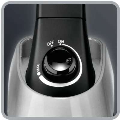 Rowenta RH8155WA Stielstaubsauger | beutellos | 750W | Parkettdüse | Polsterdüse | Mini-Turbobürste | schwarz/silber