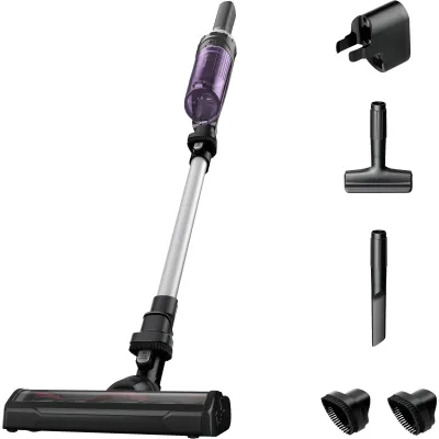 Rowenta Akku-Stielsauger RH1129 | kabellos | 2 Leistungsstufen | 40 Min Laufzeit | 14,4V | Violett