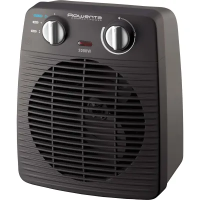 Rowenta Heizlüfter SO2210 Compact Power | 2000W Elektroheizung | 2 Stufen | Thermostat | Überhitzungsschutz | Tragegriff