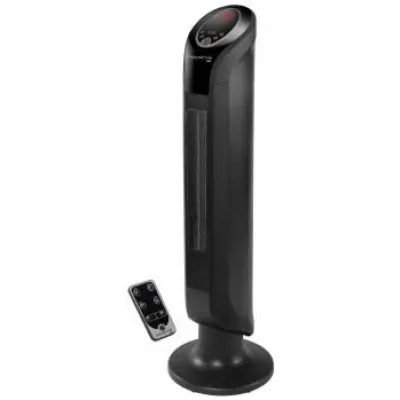 Rowenta Turmheizlüfter SO9420 | Keramik | 2400W | leise | Timer | Fernbedienung | für 35–40m² | schwarz