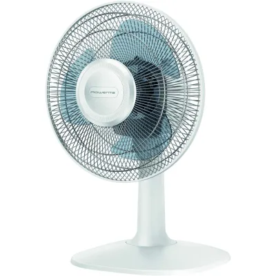 Rowenta Tischventilator VU2310 Essential+ | 25 cm | 28W | 2 Stufen | leise 46 dB | Oszillation | Kupfermotor | weiß