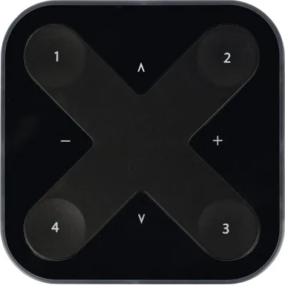 RP-Technik Casambi Xpress Fernbedienung YMOCA-WWSB-LR | Bluetooth | Long Range | RF | 90x90x12 mm | schwarz