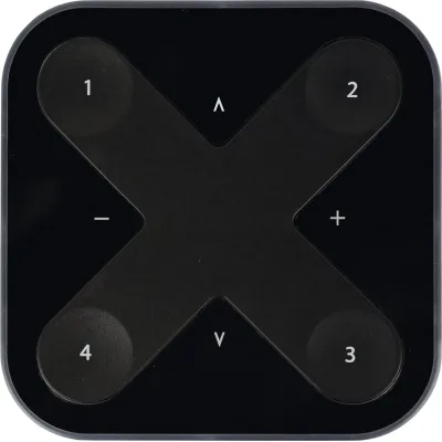 RP-Technik Casambi Xpress Fernbedienung YMOCA-WWSB-LR | Bluetooth | Long Range | RF | 90x90x12 mm | schwarz