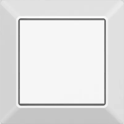 RP-Technik Singletaster YMOCA-QA-SB | Funk Wandschalter Casambi | batterielos | Kunststoff | weiß | 80,5x80,5x14,7 mm